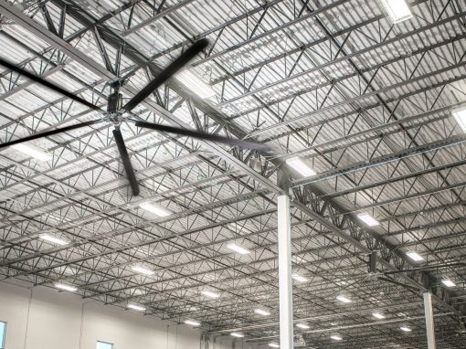HVLS Fan Design for Distribution Centers: Solving High Ceiling Challenges