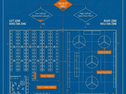 HVLS Fans vs. HVHS Fans — Which One Does Your Facility Need?